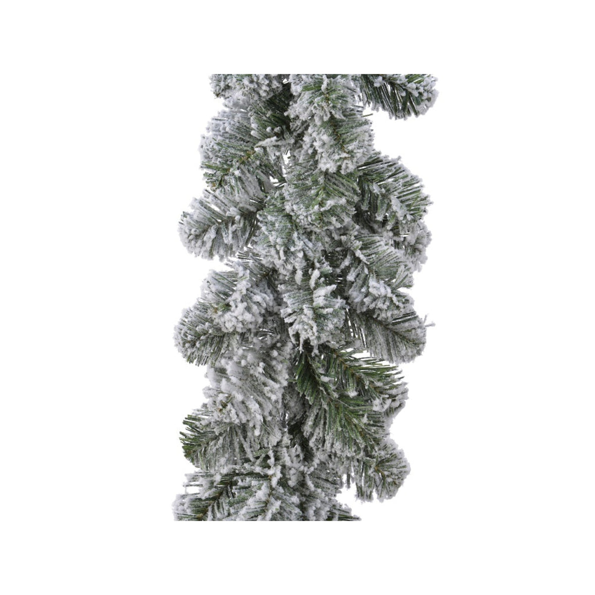 Snowy Imperial Garland Green/White - 25 x 270cm