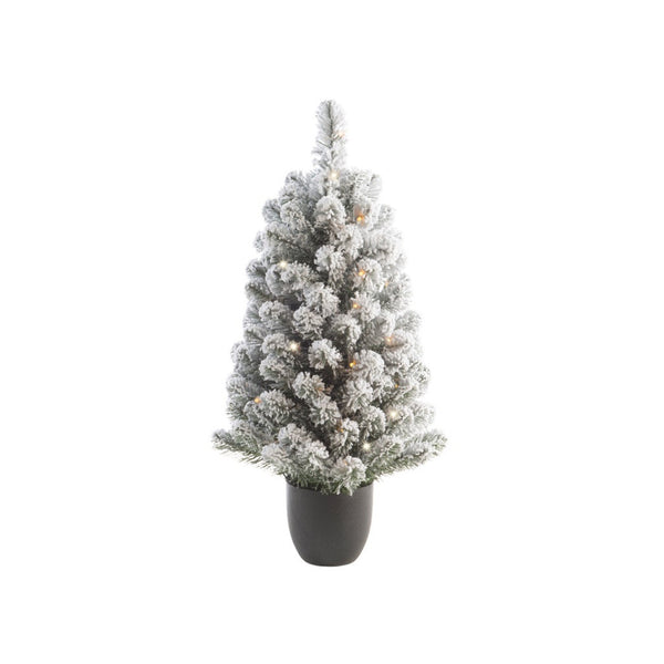 Snowy Imperial Pot Tree - 90cm White/Warm White