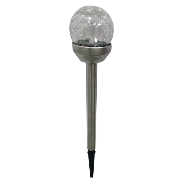 Solar Crackle Ball Multi Function Light - 11.5cm