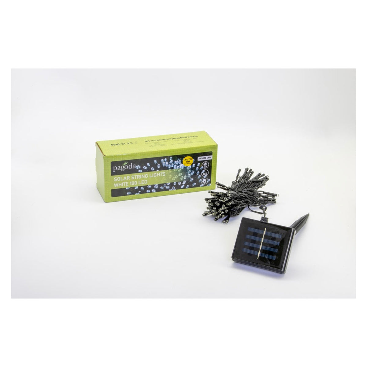 Solar String Lights - 100 White LEDs