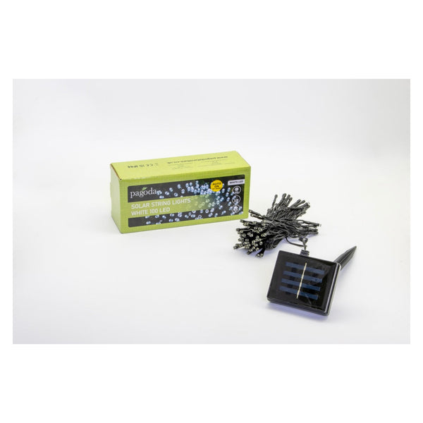 Solar String Lights - 100 White LEDs