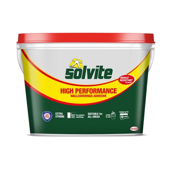 Solvite High Performance Wallpaper Adhesive, 10 roll