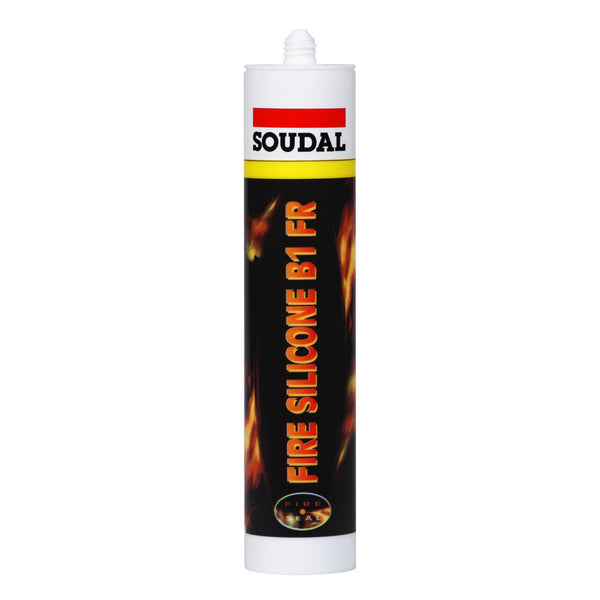 Soudal Fire Silicone B1 310ml white cartridge