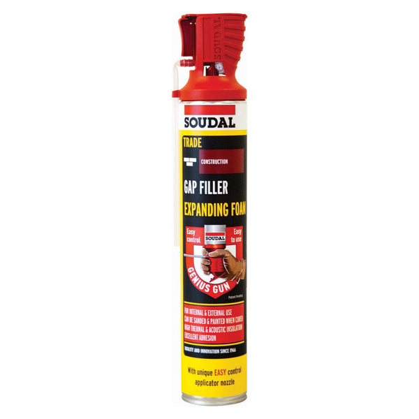Soudal Genius Gun foam filler 750ml can