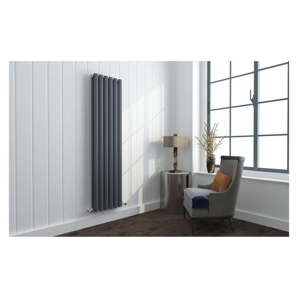 SP Ashford anthracite designer towel radiator 360 x 1600mm