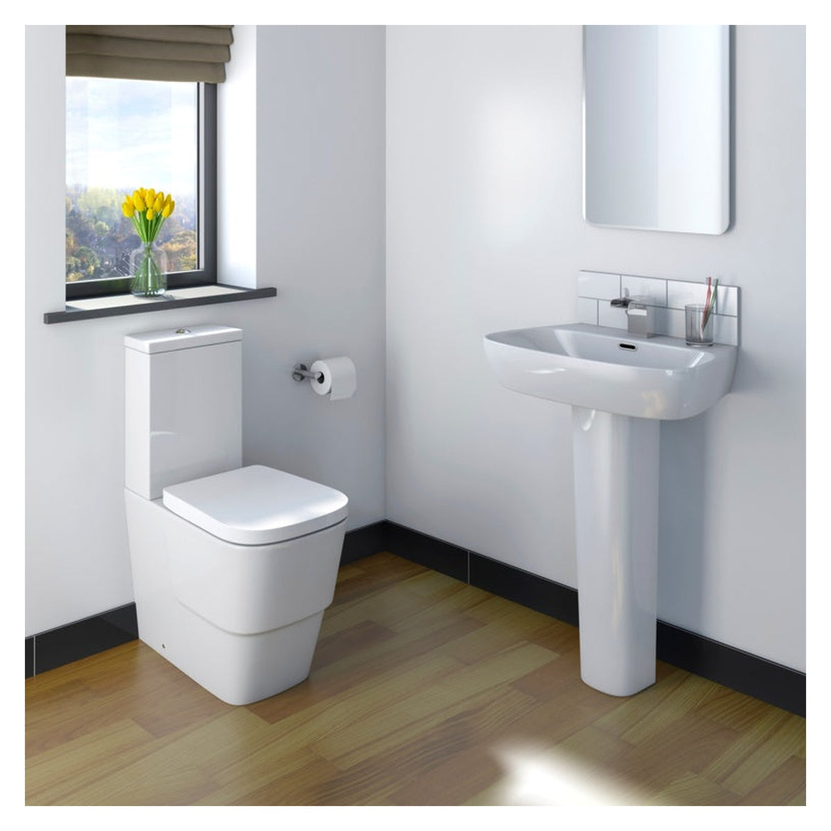 SP Eco Edge full height basin pedestal