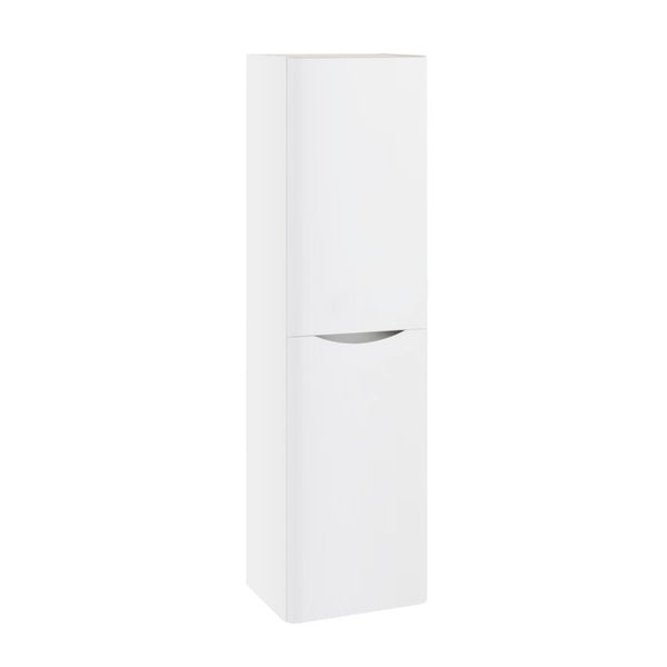 SP Ocata gloss white wall hung 400mm storage unit