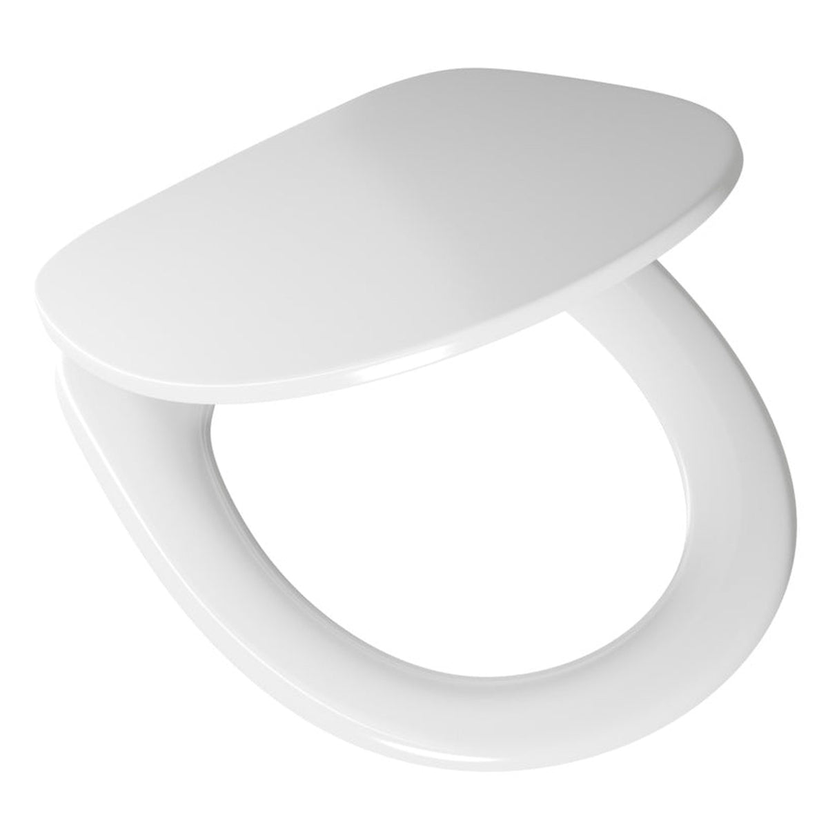 SP Pure white acrylic soft close toilet seat