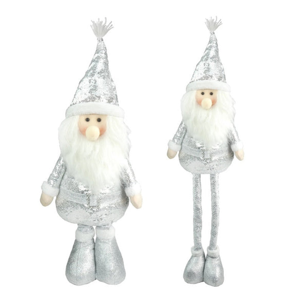 Sparkly Santa - 100cm Silver