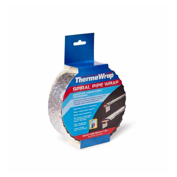 Spiral Pipe Wrap Insulation - 50mm x 7.5m