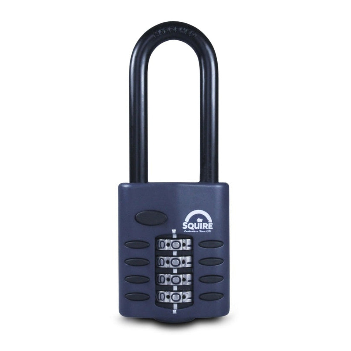 Squire 50mm recodeable long shackle combination padlock
