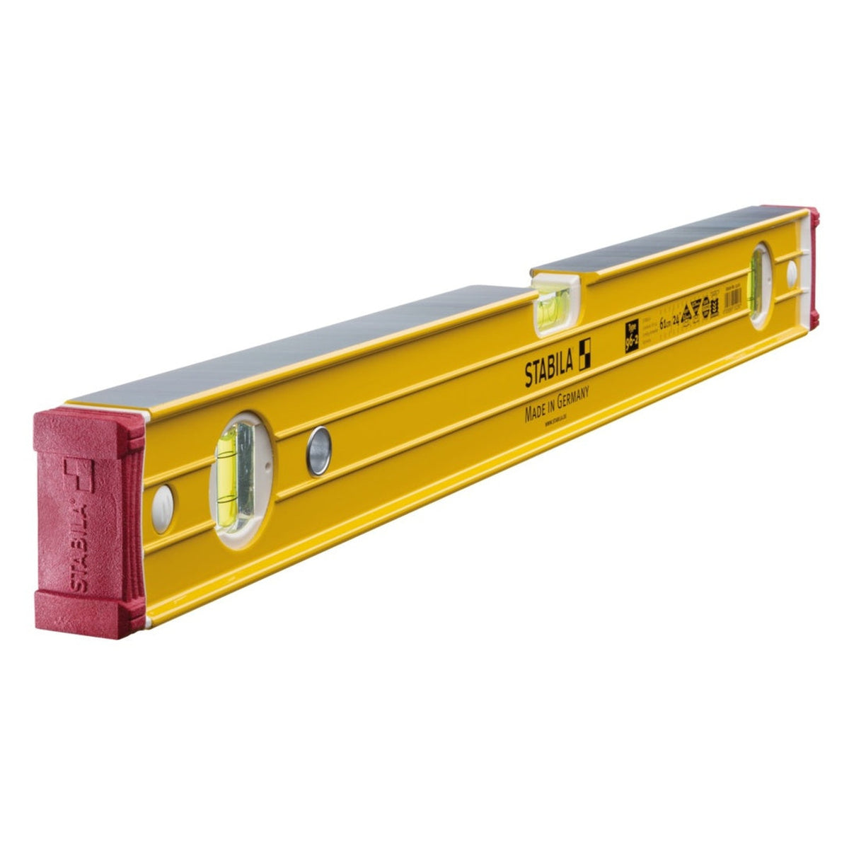 Stabila Type 96-2 60cm aluminium spirit level with vertical vials
