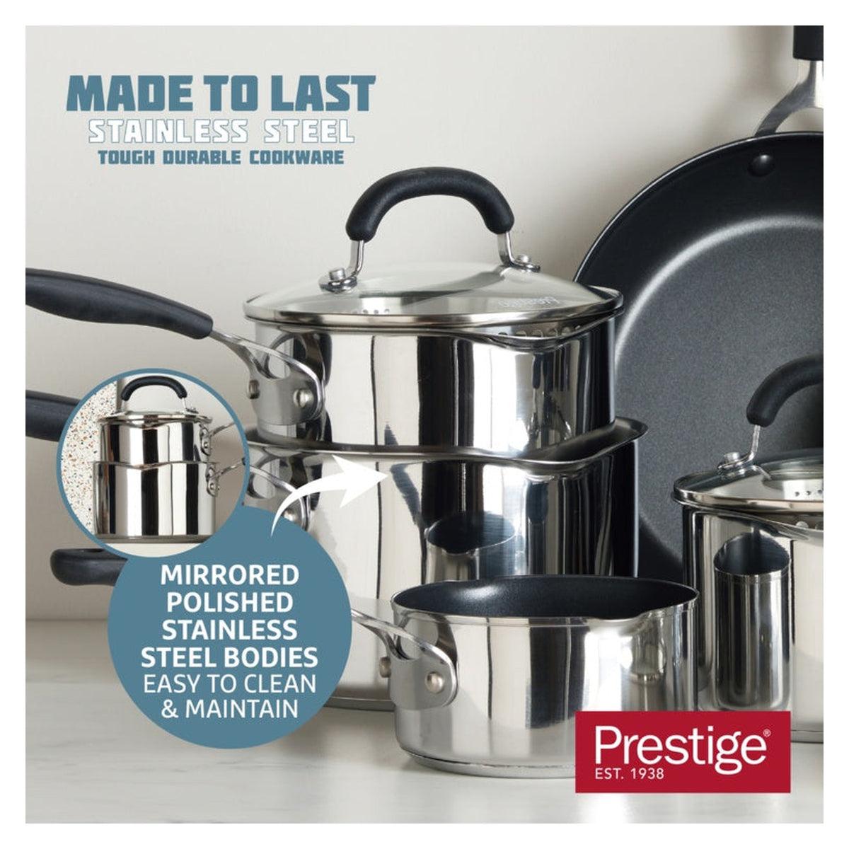 Stainless Steel Fry Pan - 25cm, view 5