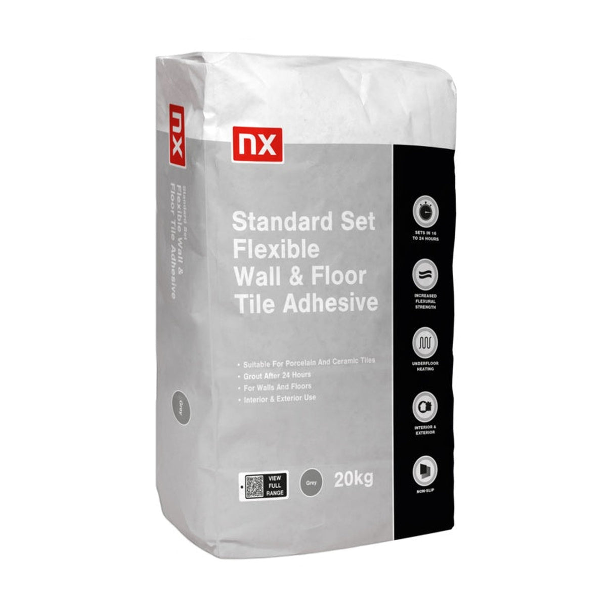 Standard Set Grey Flexible Tile Adhesive - 20kg