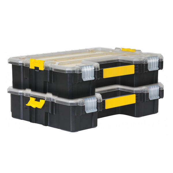Stanley FatMax Deep Pro organiser with clear lid
