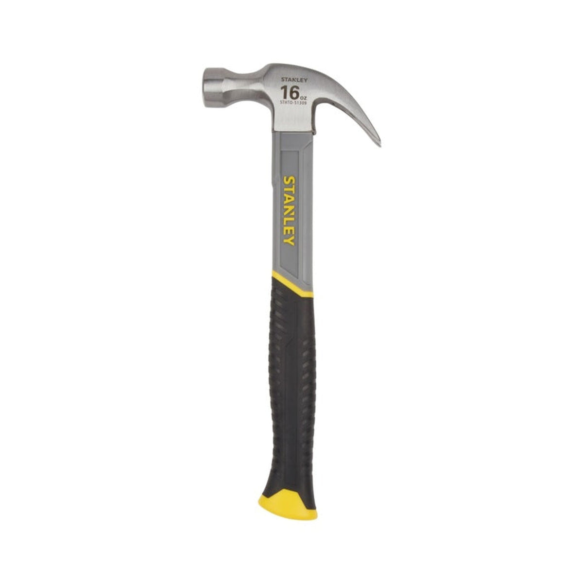 Stanley fibreglass claw hammer 16oz 450g