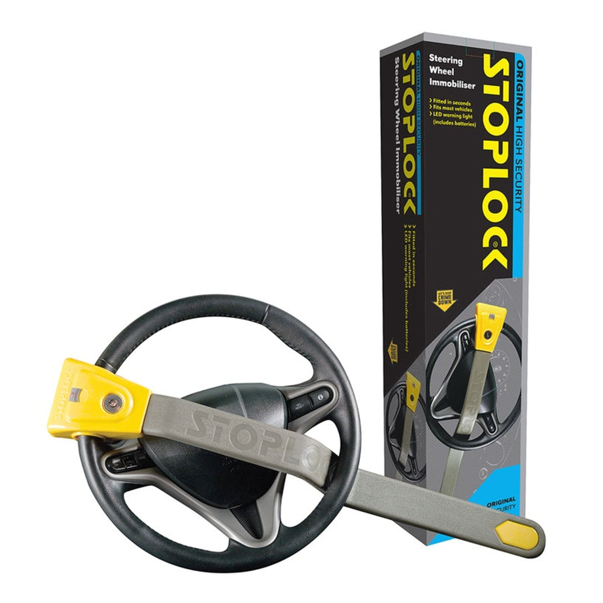 Stoplock Original steering wheel lock with LED warning lights, view 2