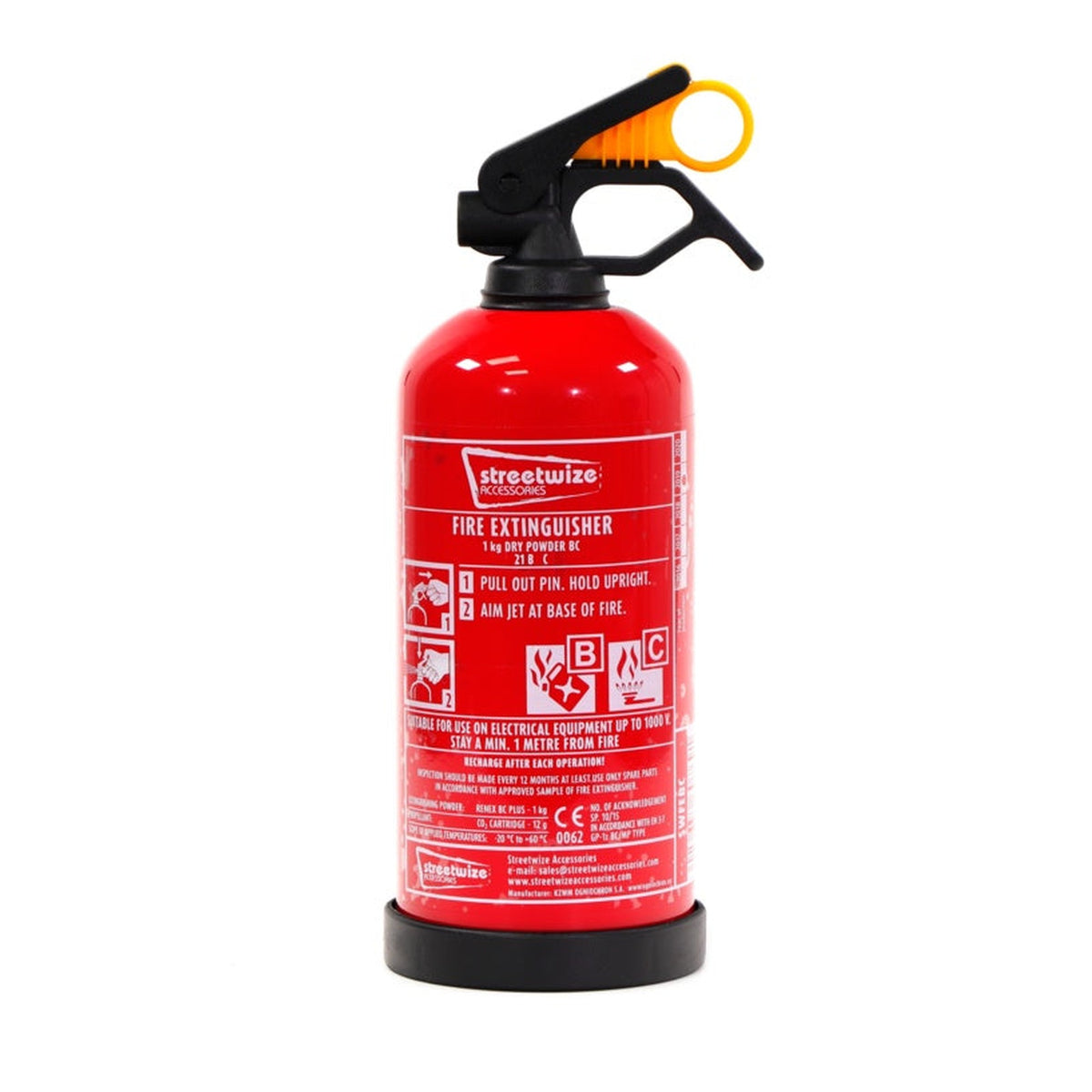 Streetwize 1kg BC fire extinguisher