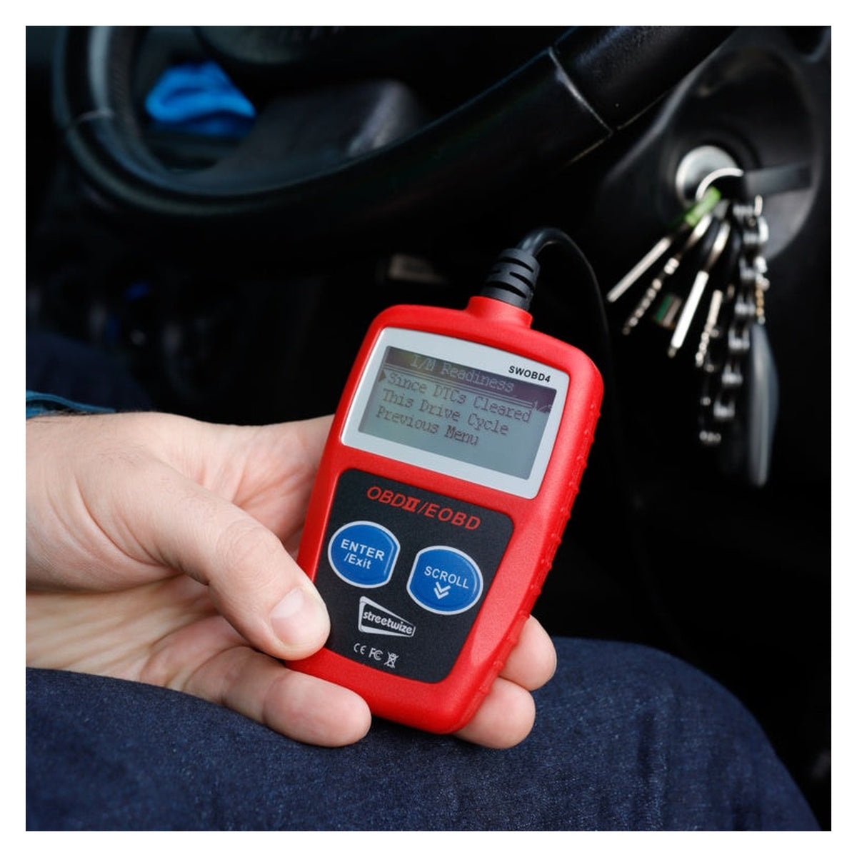 Streetwize OBDII car diagnostic code reader, view 4