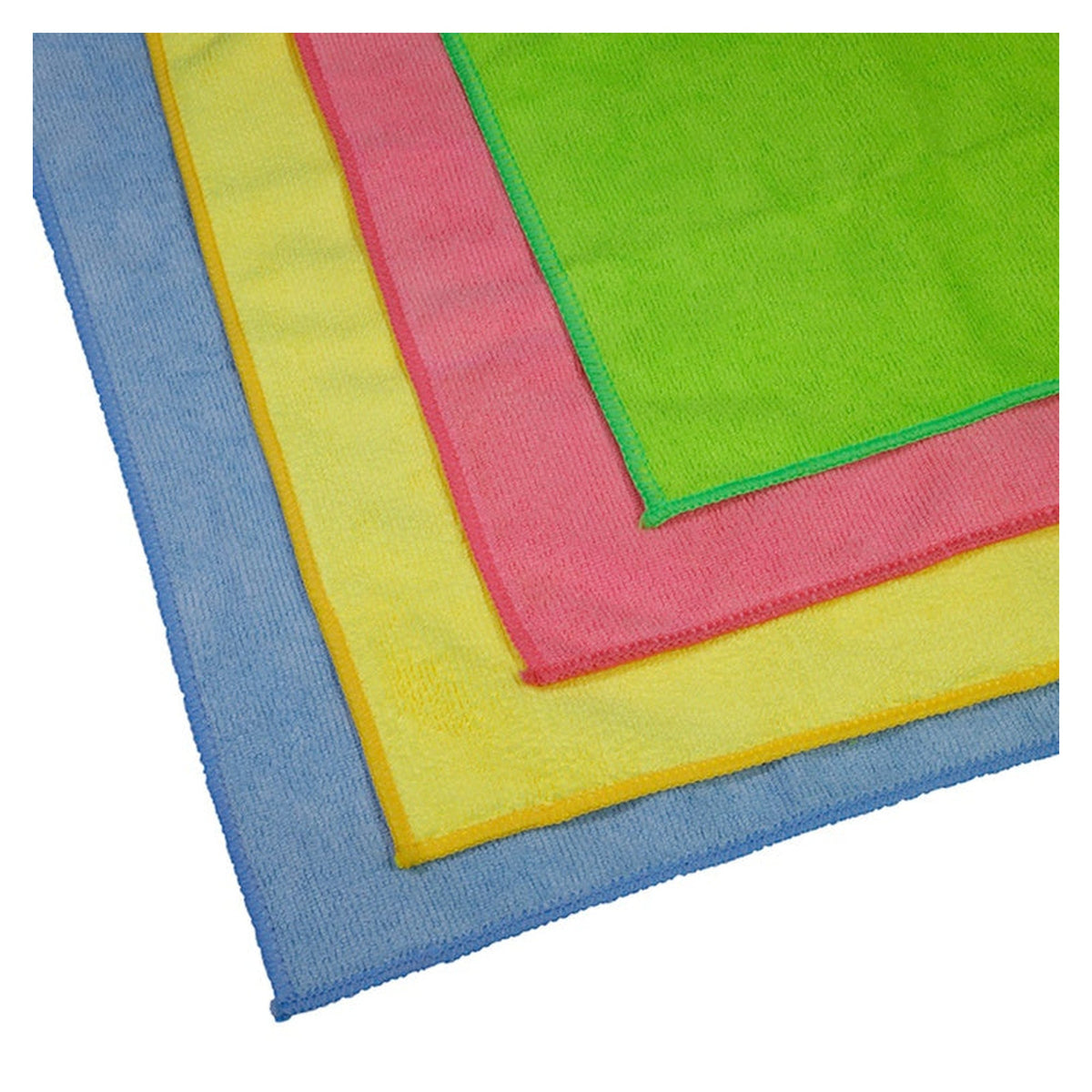 Pack of 10 Streetwize microfibre cleaning cloths, view 2