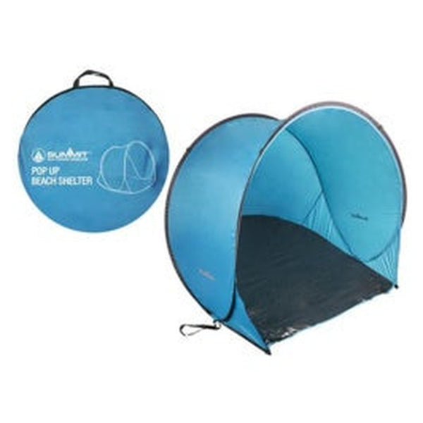 Summit pop up beach shelter in Ocean Blue