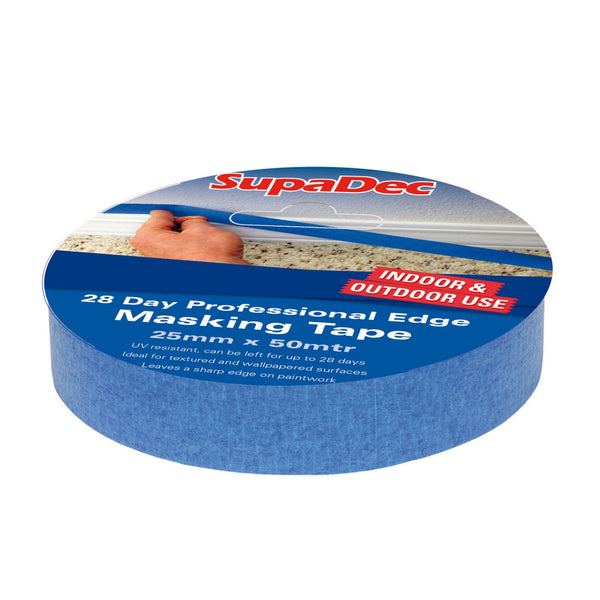 SupaDec 28 day professional edge masking tape 25mm x 50m