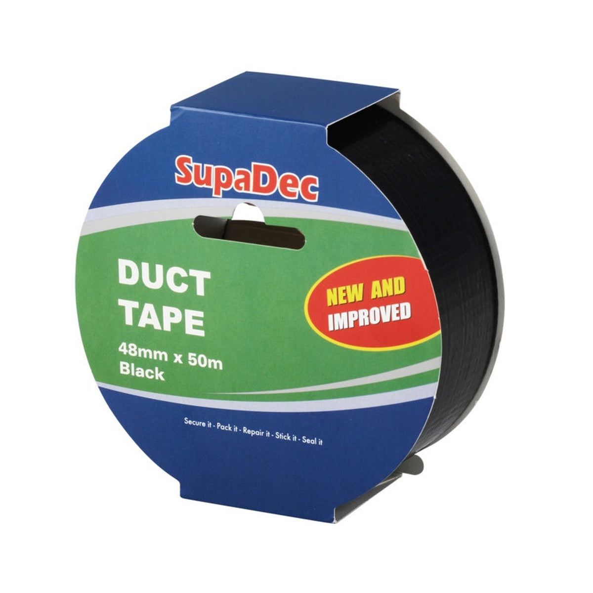 SupaDec black duct tape 50m roll