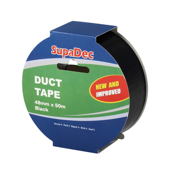SupaDec black duct tape 50m roll