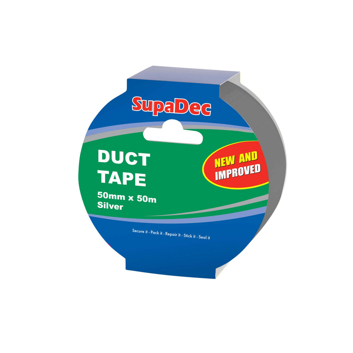 SupaDec silver duct tape 50m roll