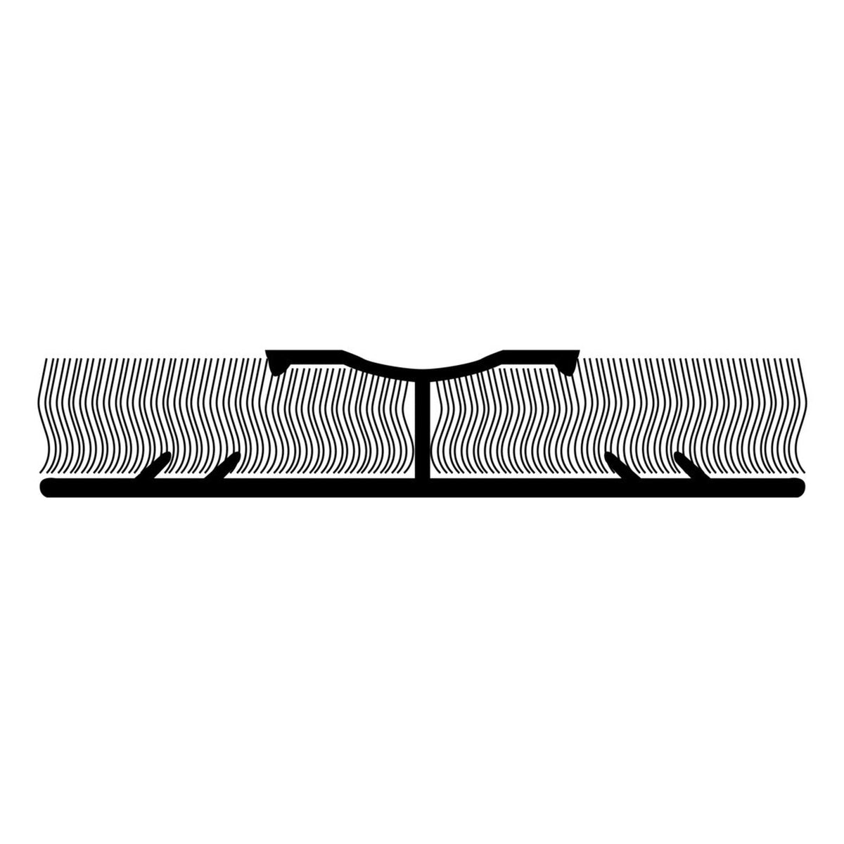 SupaDec aluminium carpet to carpet strip, 900 x 45mm, view 2