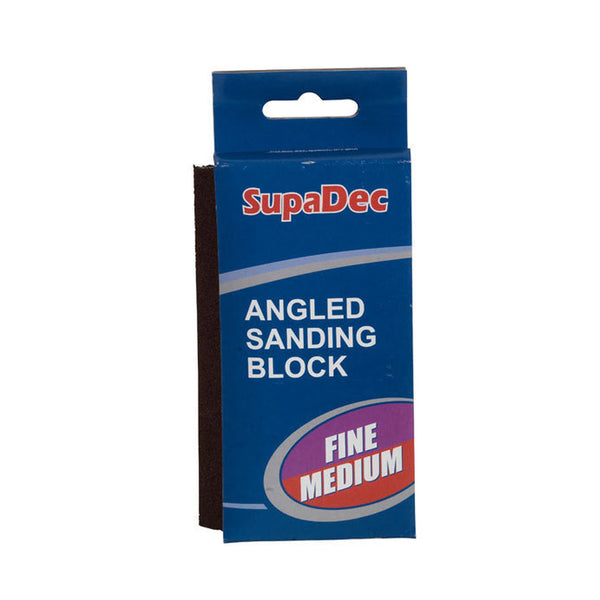 SupaDec angled sanding block Fine/Medium