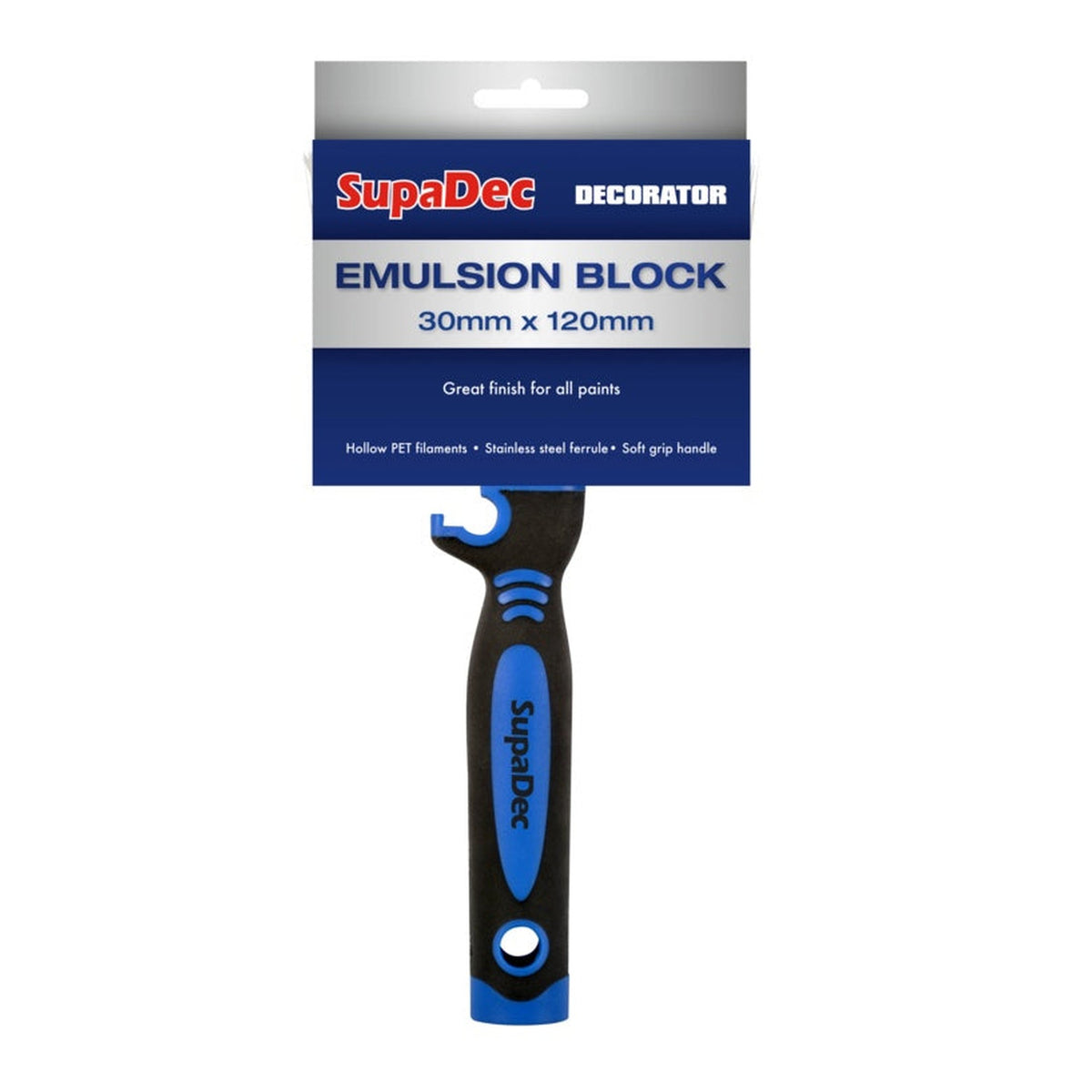 SupaDec emulsion block brush 120mm