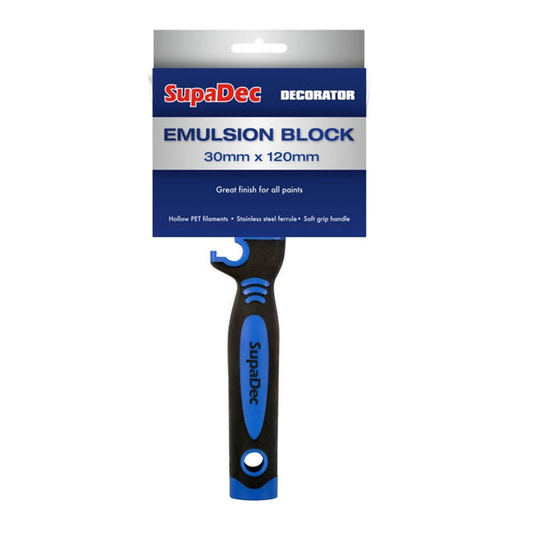 SupaDec emulsion block brush 120mm