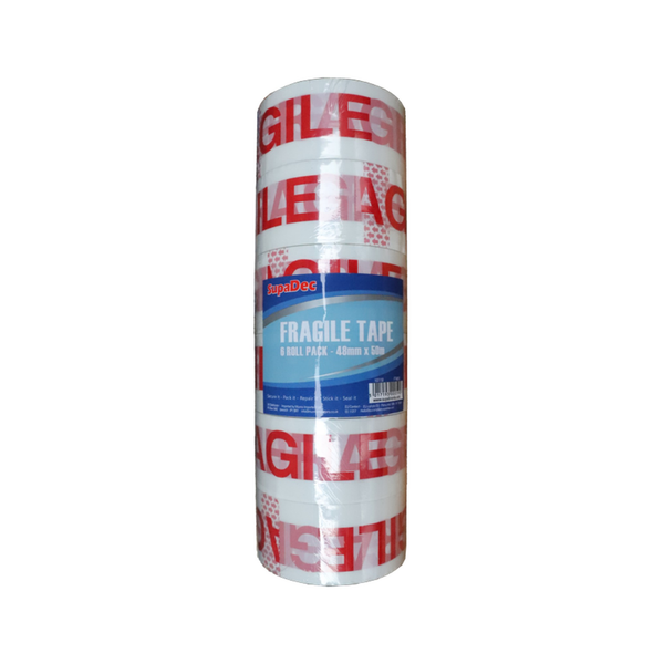 SupaDec fragile tape 48mm x 50m
