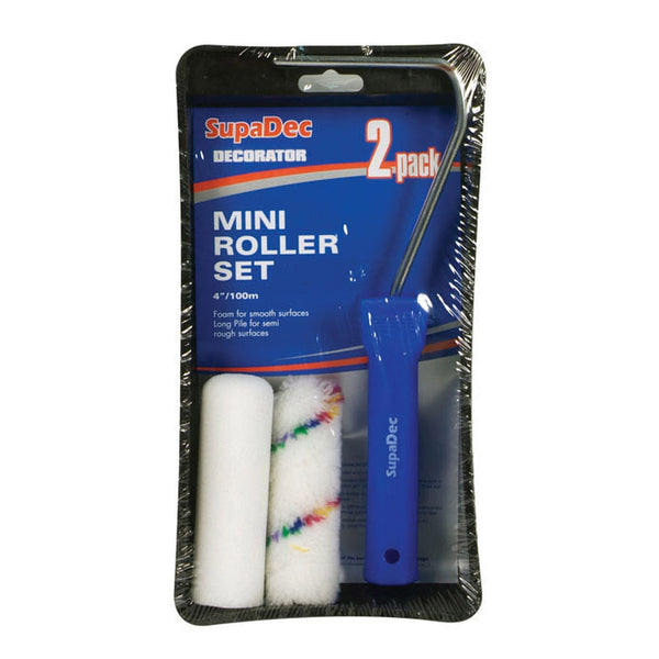 SupaDec 4 inch mini roller set