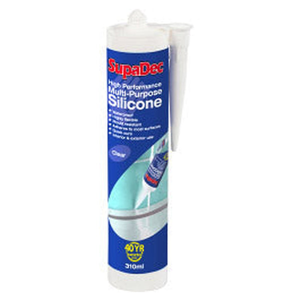 SupaDec Multi Purpose Silicone 300ml in Clear