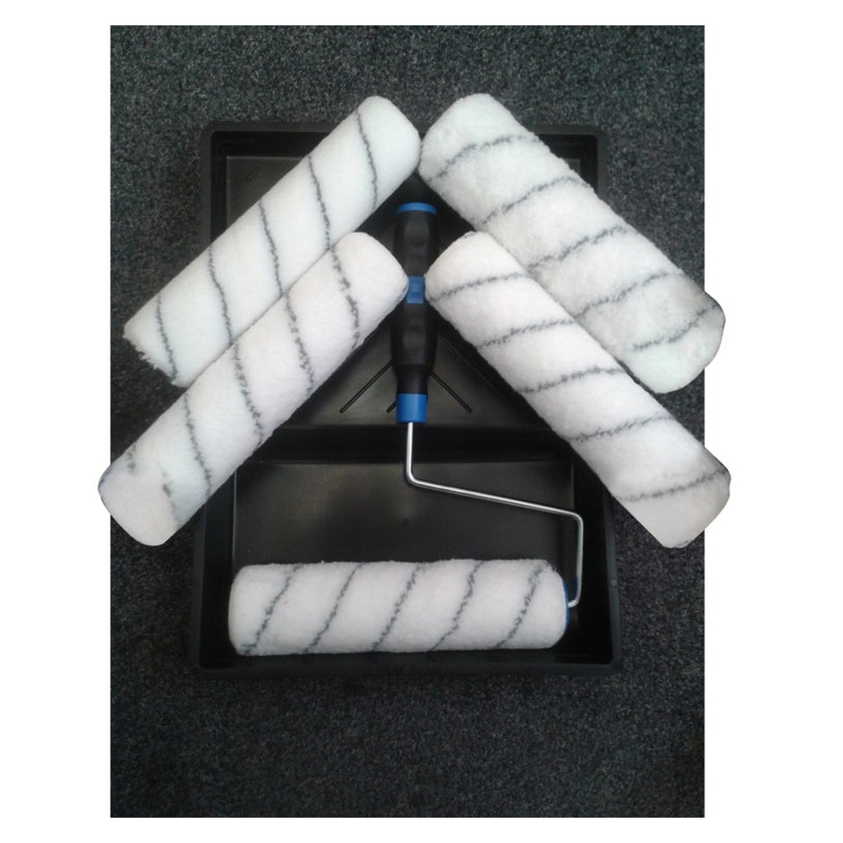 SupaDec roller and tray set with 5 sleeves