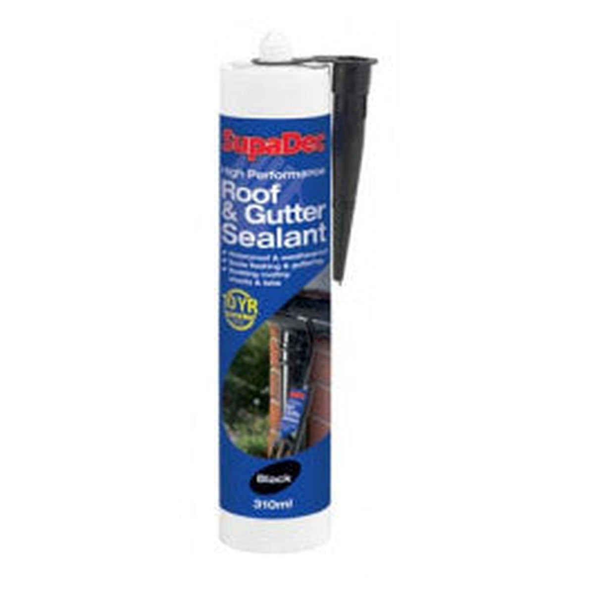 SupaDec Roof & Gutter Sealant black 300ml cartridge