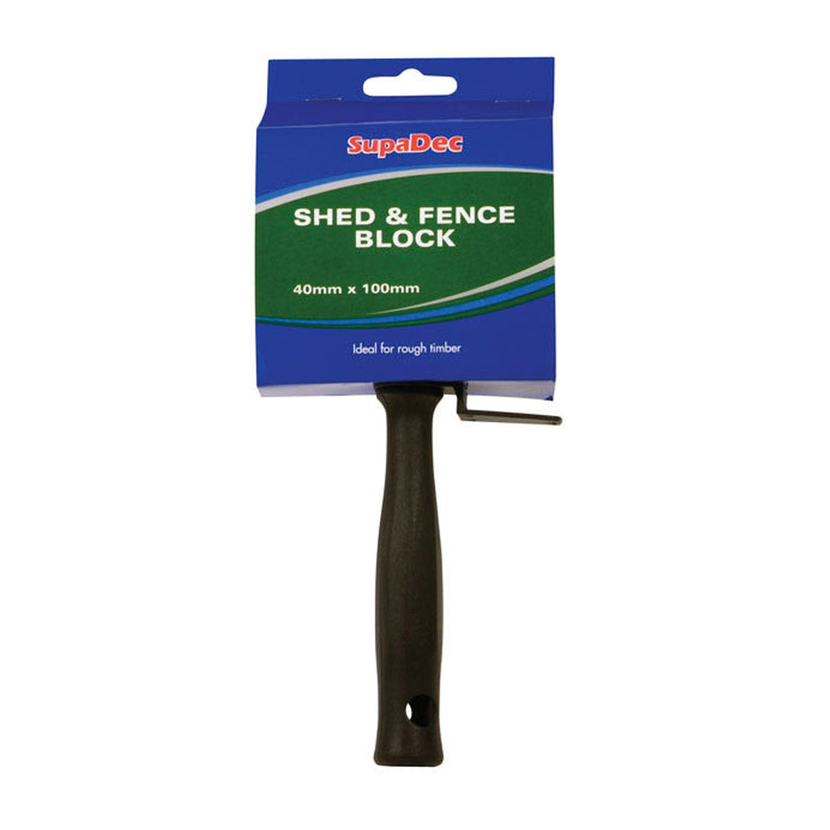 SupaDec 4 inch shed and fence block brush