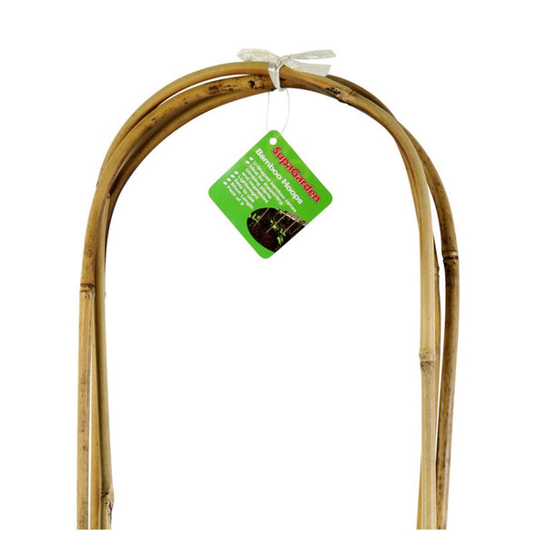 Pack of 3 SupaGarden 90cm U shaped bamboo plant hoops