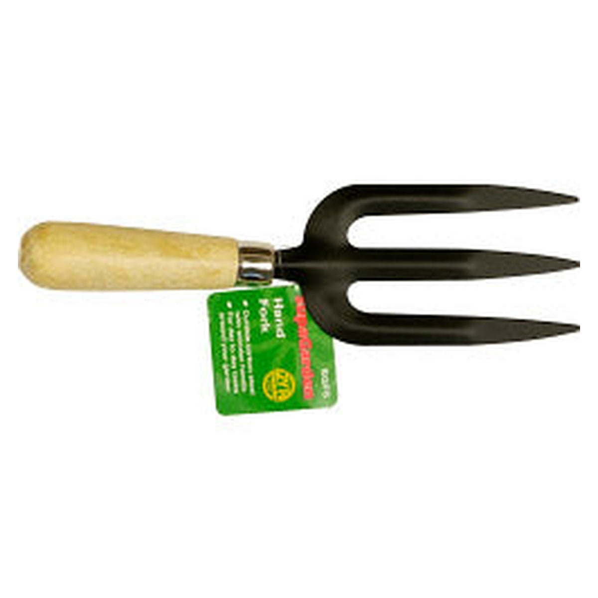 SupaGarden dark green carbon steel hand fork