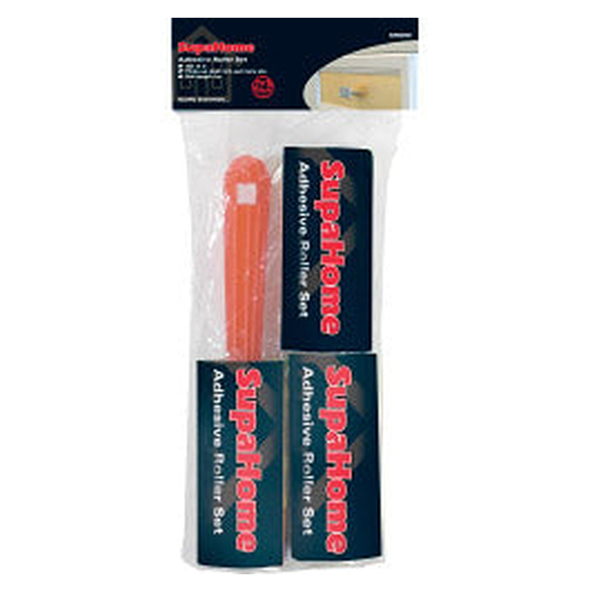 Set of 3 SupaHome adhesive lint rollers