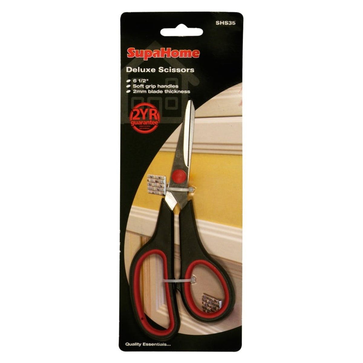 SupaHome deluxe 6 1/2 inch soft grip scissors