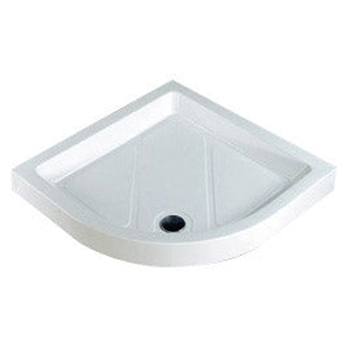 SupaPlumb 800 x 800mm quadrant stone resin shower tray