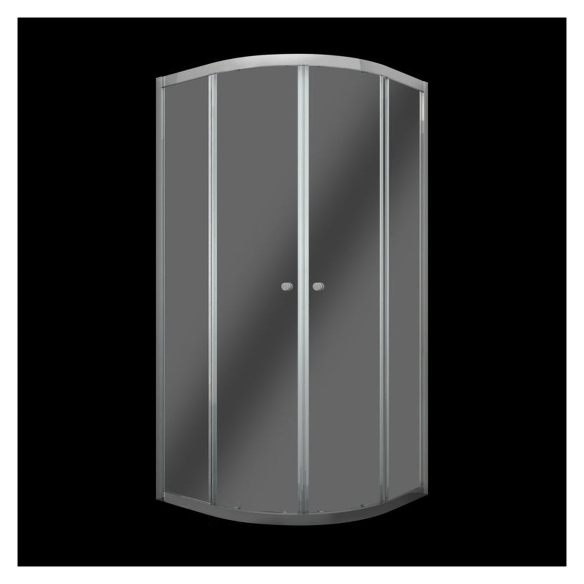 SupaPlumb twin sliding door quadrant shower enclosure 1850 x 800mm