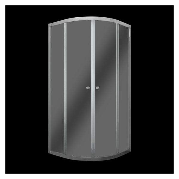 SupaPlumb twin sliding door quadrant shower enclosure 1850 x 800mm