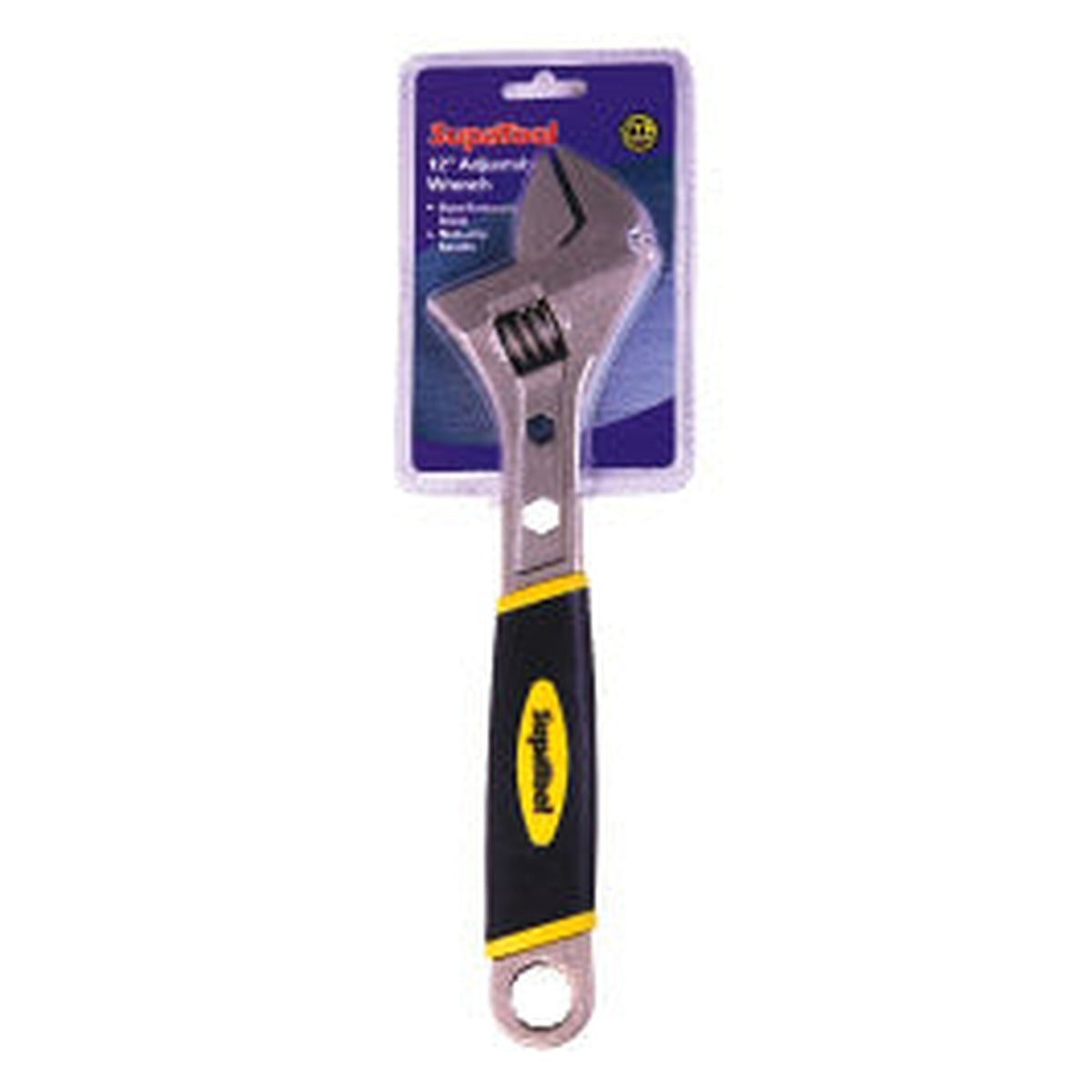 SupaTool 12 inch adjustable wrench with power grip