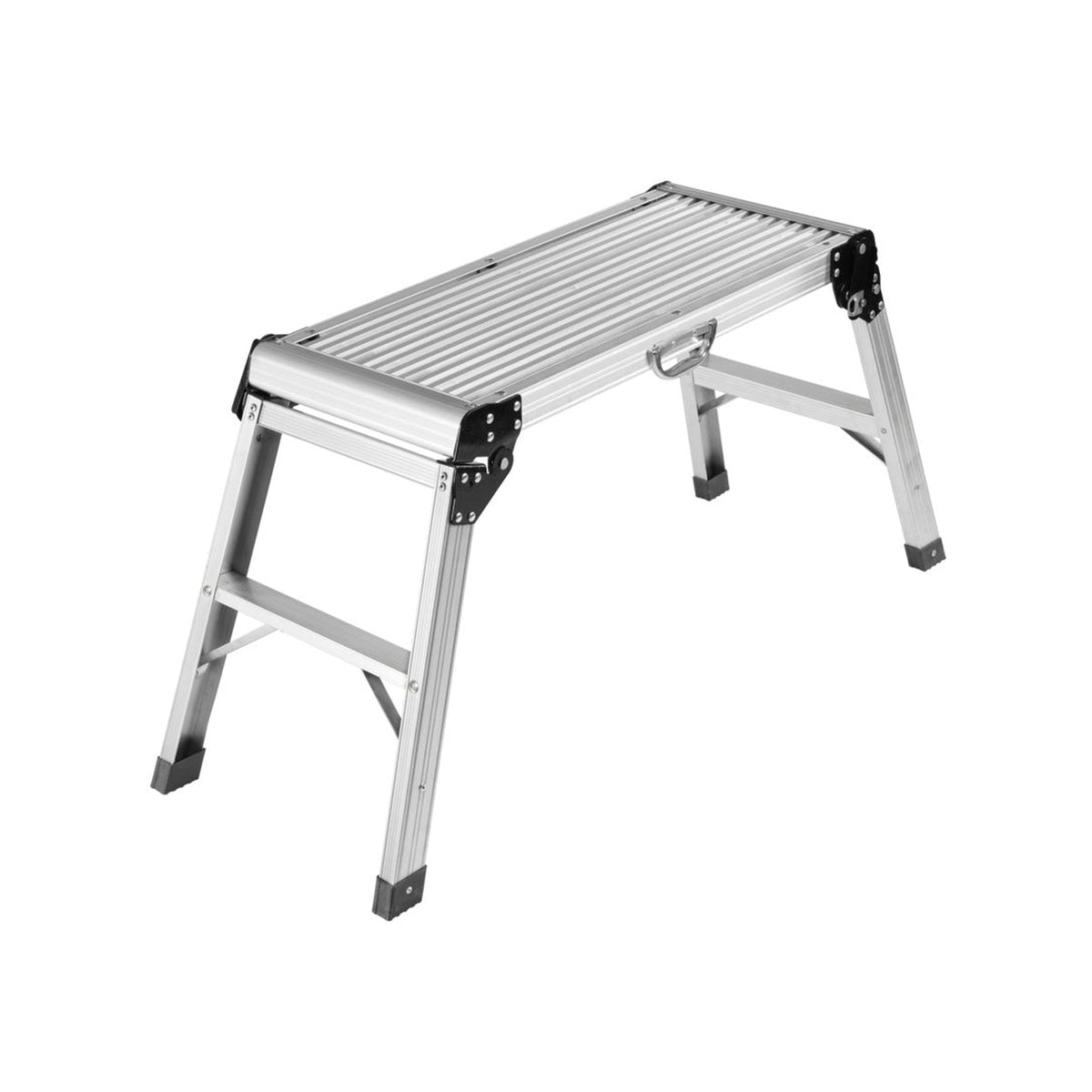 SupaTool aluminium platform ladder with folding frame and platform