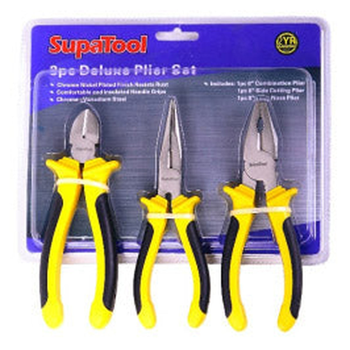 SupaTool Deluxe 3 piece plier set