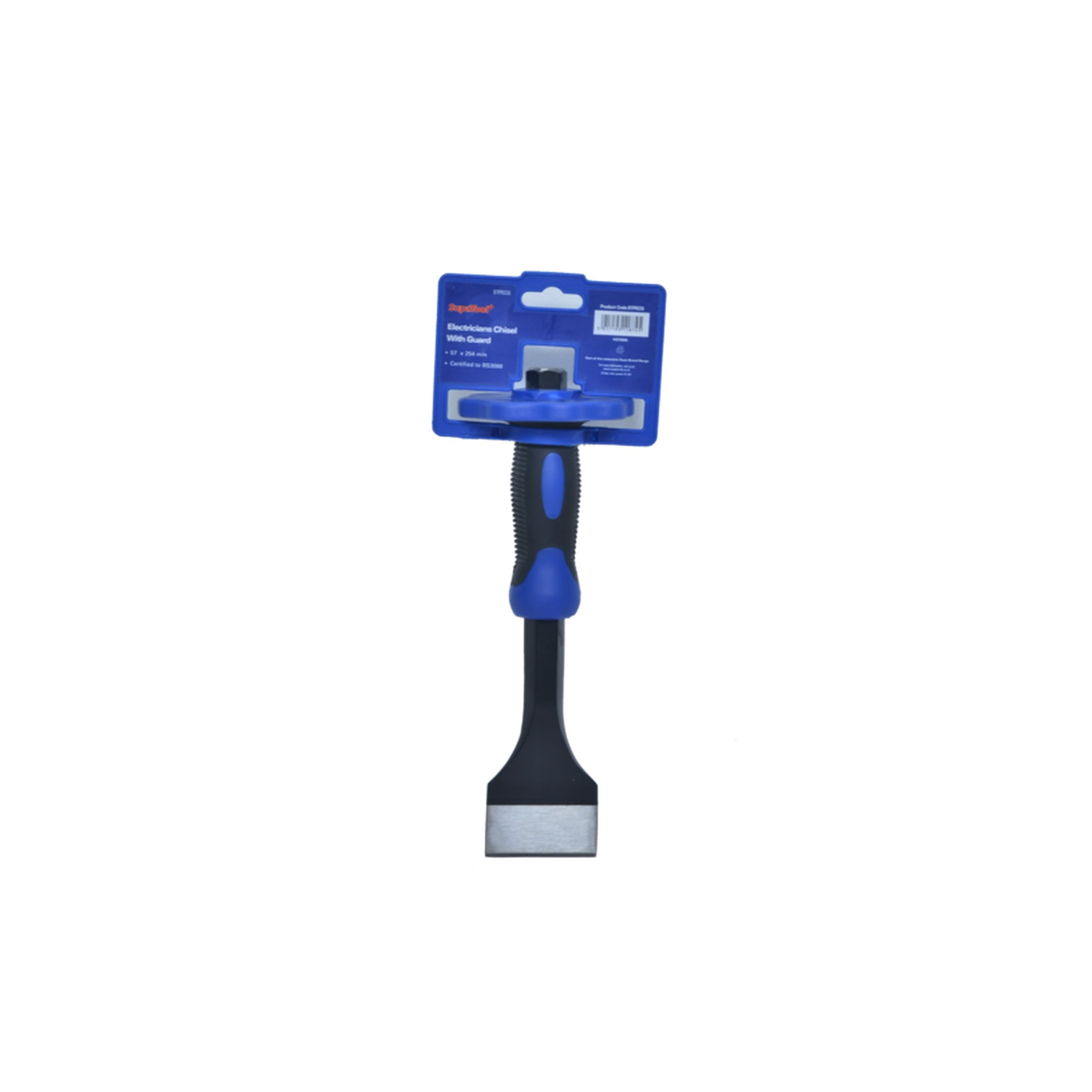 SupaTool+ electricians chisel with guard 254mm x 57mm